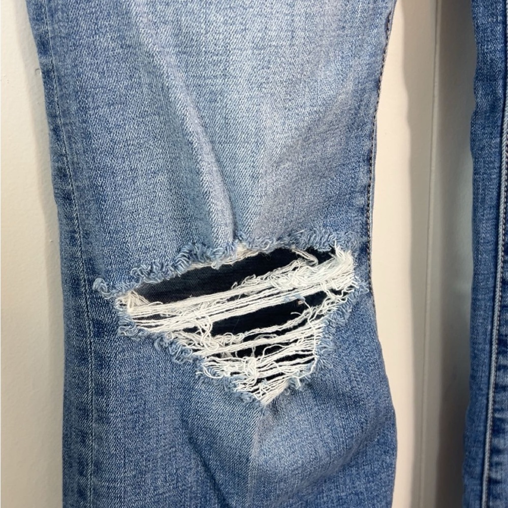American Eagle High Rise Flare Jeans Size 0 Bohemian 90s Festival High Waist - Picture 14 of 16